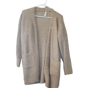 Tan cardigan
